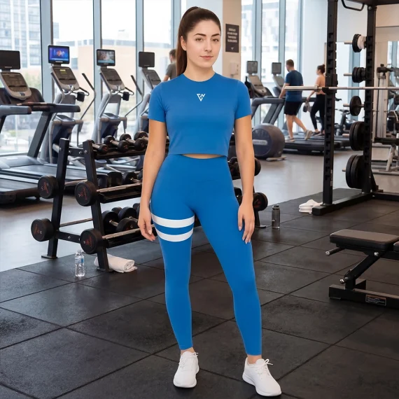 Blue gym wear in pakistan