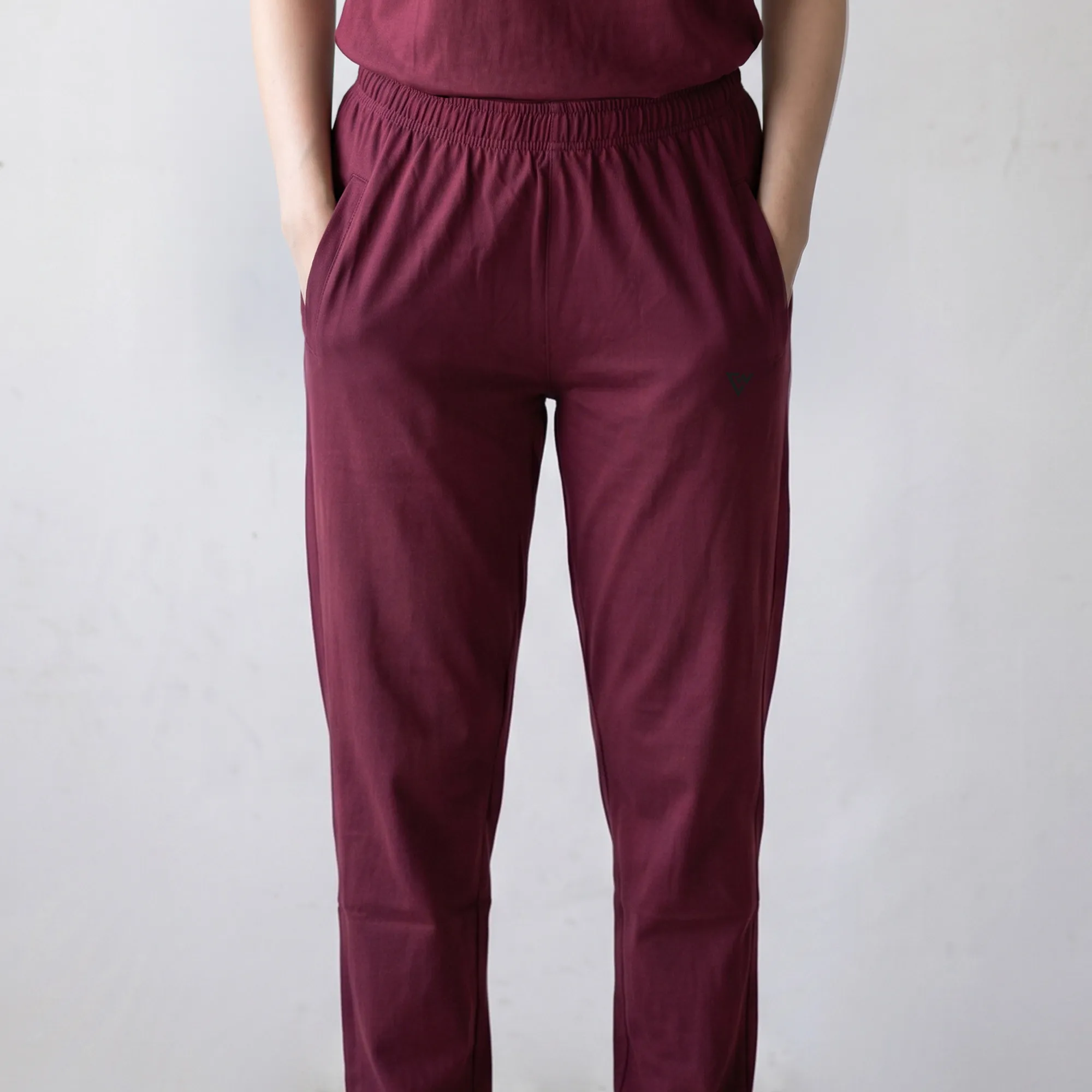 Women's Maroon Casual Co-Ord Set Trouser